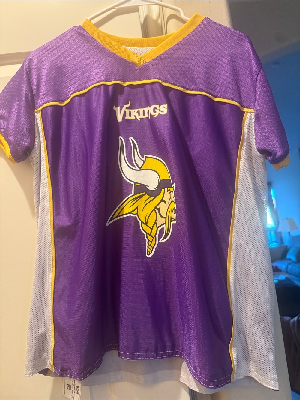 NFL Purple and Gold Youth Football Jersey